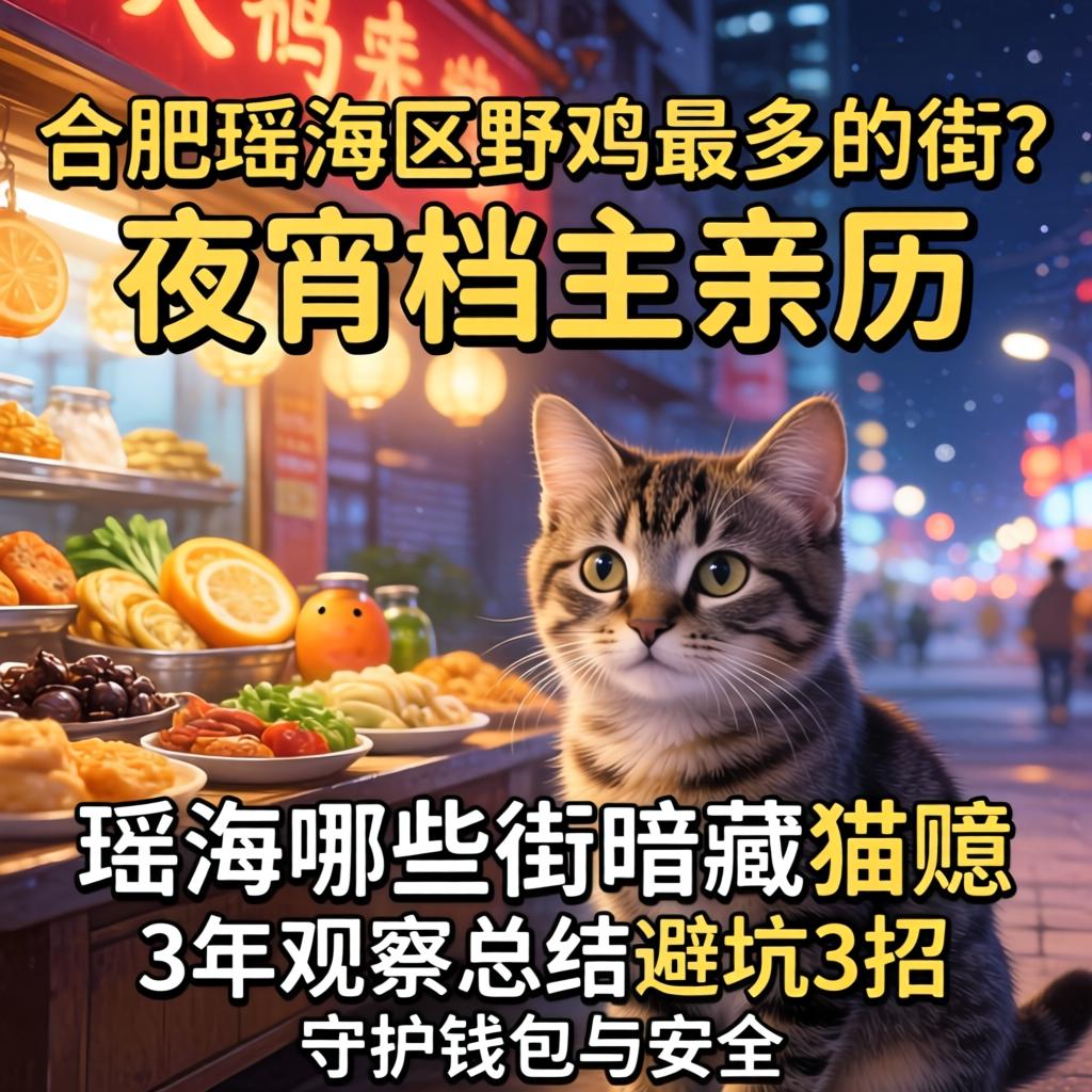合肥瑶海区野鸡最多的街？夜宵档主亲历：瑶海哪些街暗藏猫腻，3年观察总结避坑3招，守护钱包与安全