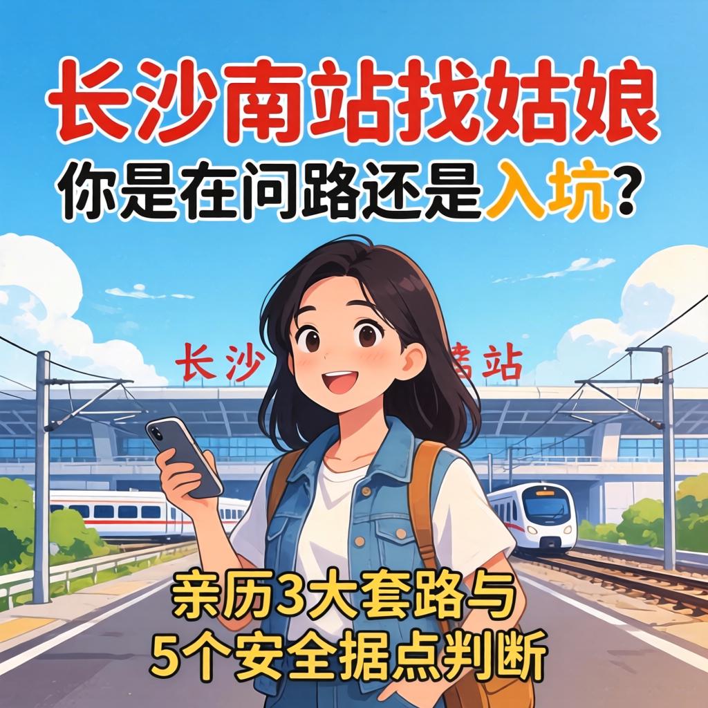 长沙南站找姑娘，你是在问路还是入坑？亲历3大套路与5个安全据点