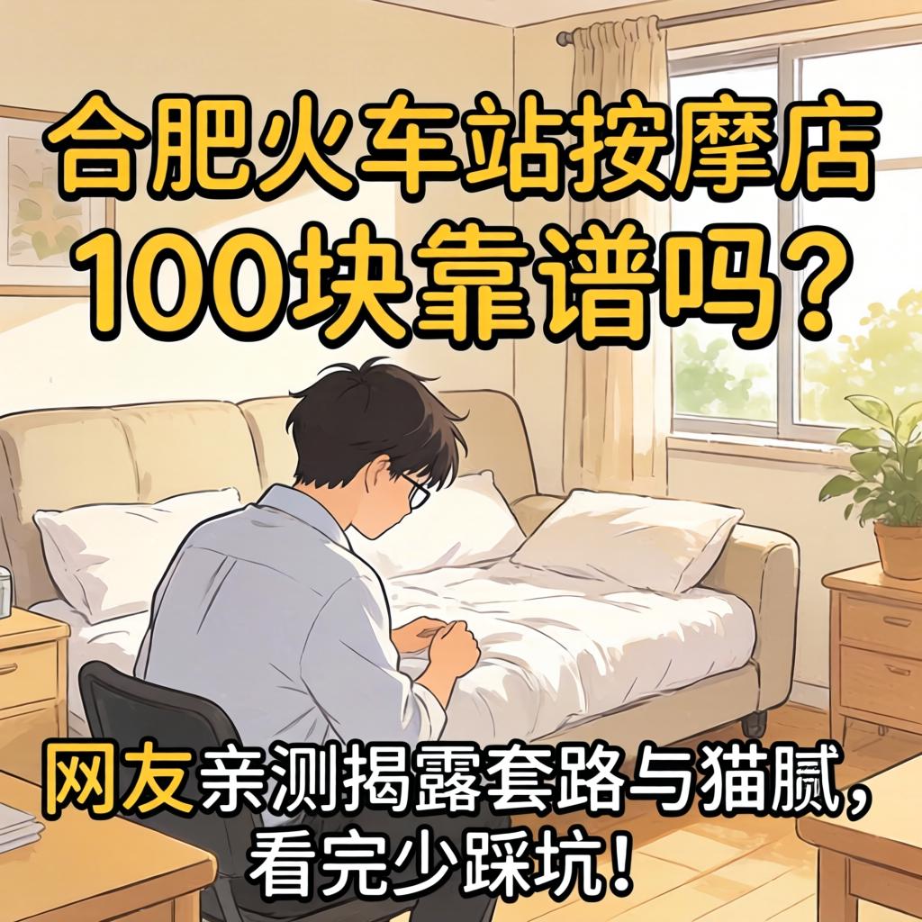 合肥火车站按摩店100块靠谱吗？网友亲测揭露套路与猫腻，看完少踩坑！