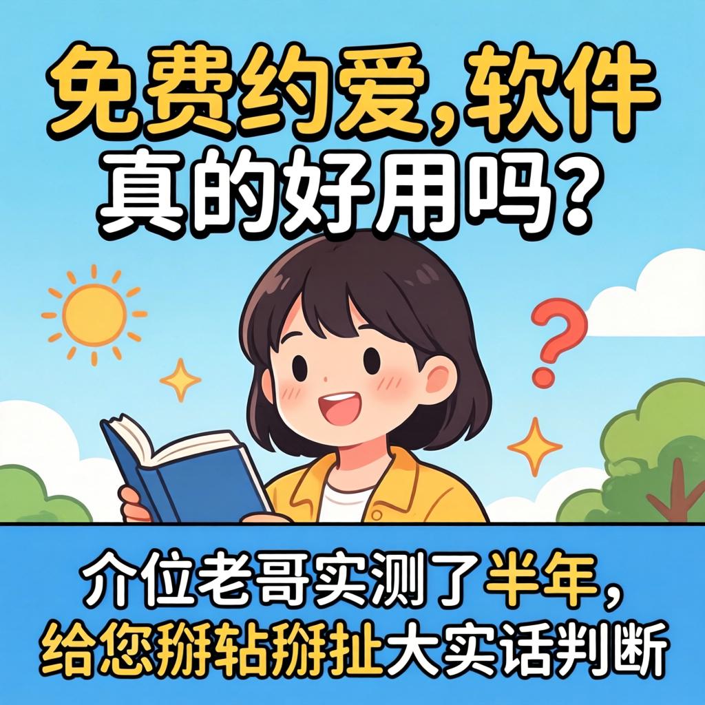 免费约会的软件真的好用吗？介位老哥实测了半年，给您掰扯掰扯大真话