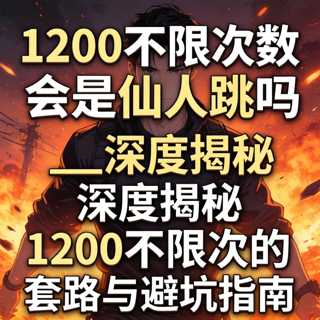 1200不限次数会是神仙跳吗_深度揭秘1200不限次的套路与避坑指南