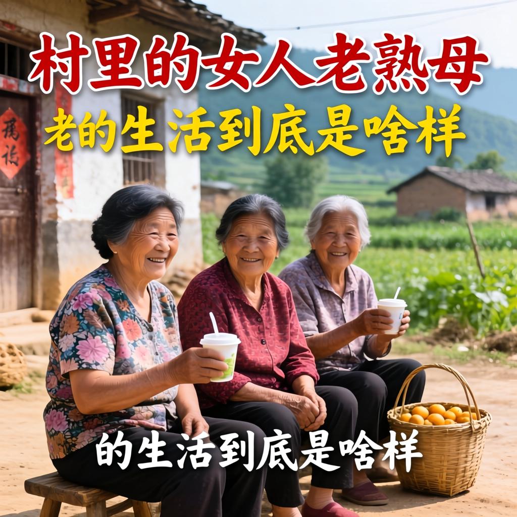 村里的女人老熟女老妇女，她们的生活到底是啥样？