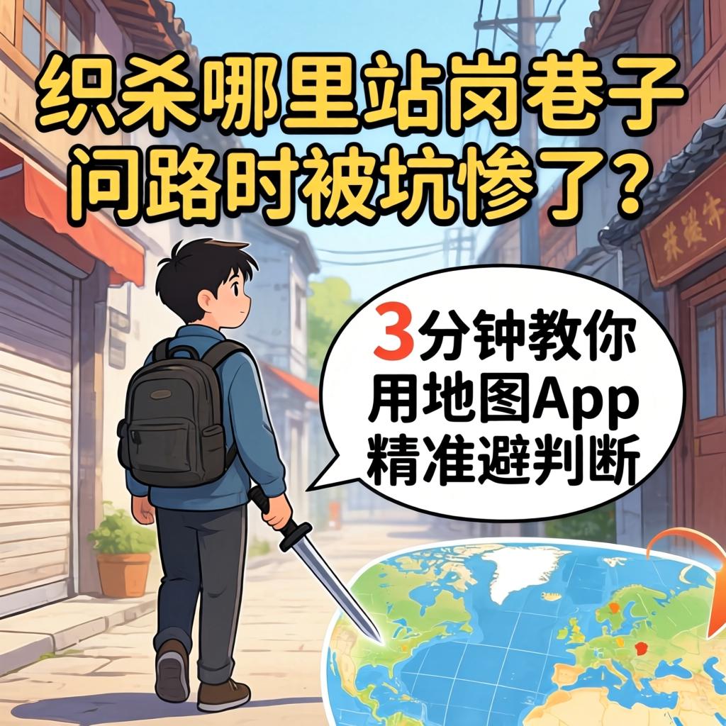 织里哪里有站岗的巷子,问路时被坑惨了?3分钟教你用地图App精准避雷