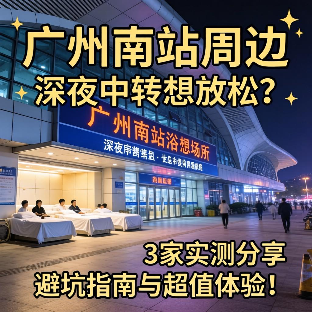 广州南站周边洗浴场所，深夜中转想放松？3家实测分享，避坑指南与超值体验！