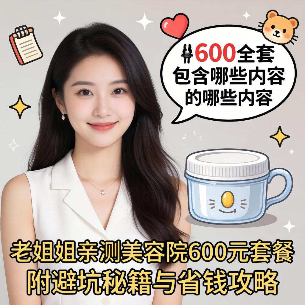 女的说600全套蕴含哪些内容？老姐姐亲测美容院600元套餐，附避坑秘籍与省钱攻略