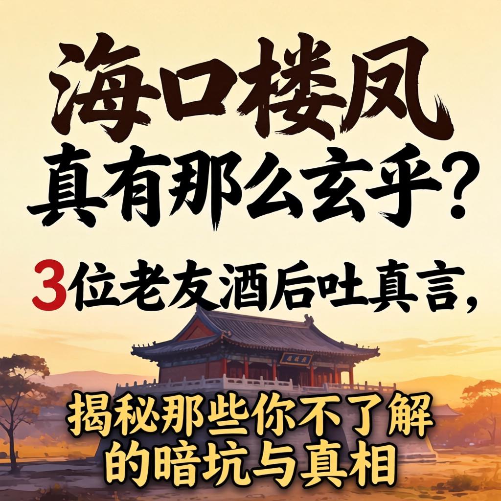 海口楼凤，真有那么玄乎？3位老友酒后吐真言，揭秘那些你不了解的暗坑与真相