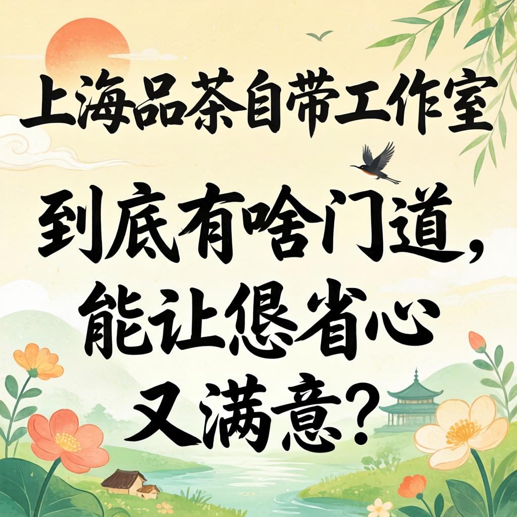 上海品茶自带工作室到底有啥门道,能让恁省心又满意?