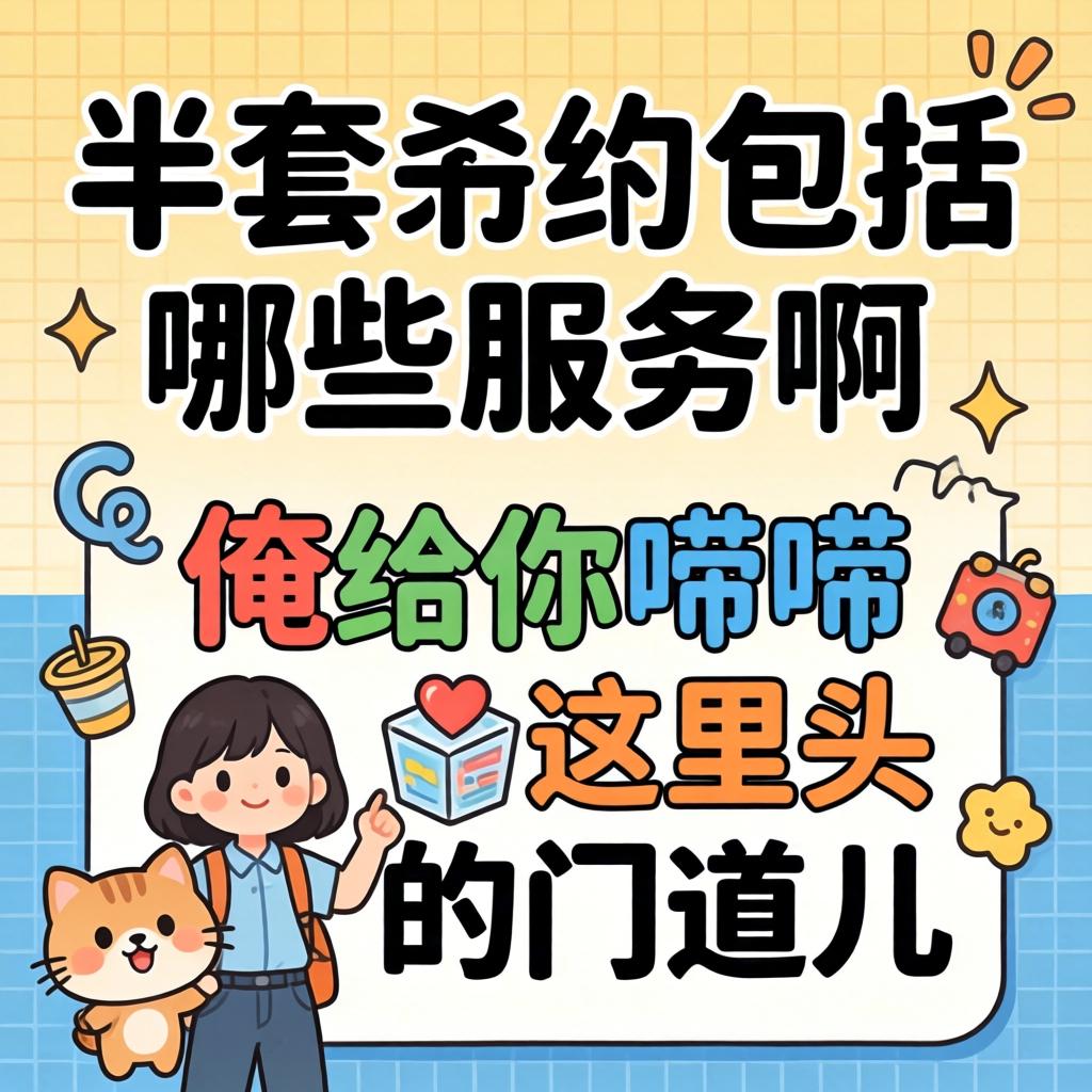 半套是蕴含哪些服务？俺给你唠唠这里头的蹊径儿