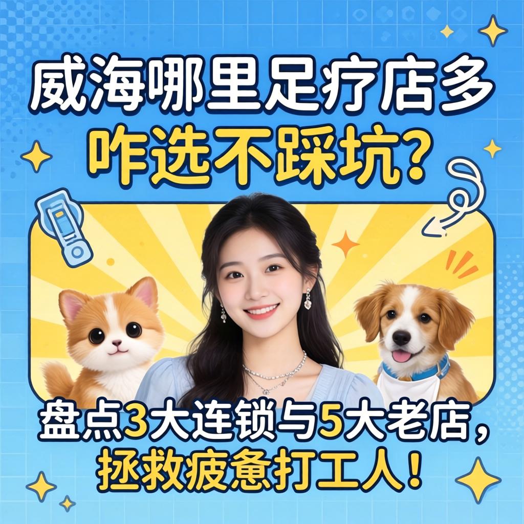 威海那里足疗店多，，，，咋选不踩坑？？盘货3大连锁与5大老店，，，，拯救疲劳打工人！