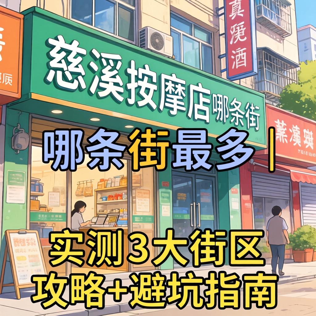 慈溪按摩店哪条街最多｜实测3大街区攻略+避坑指南