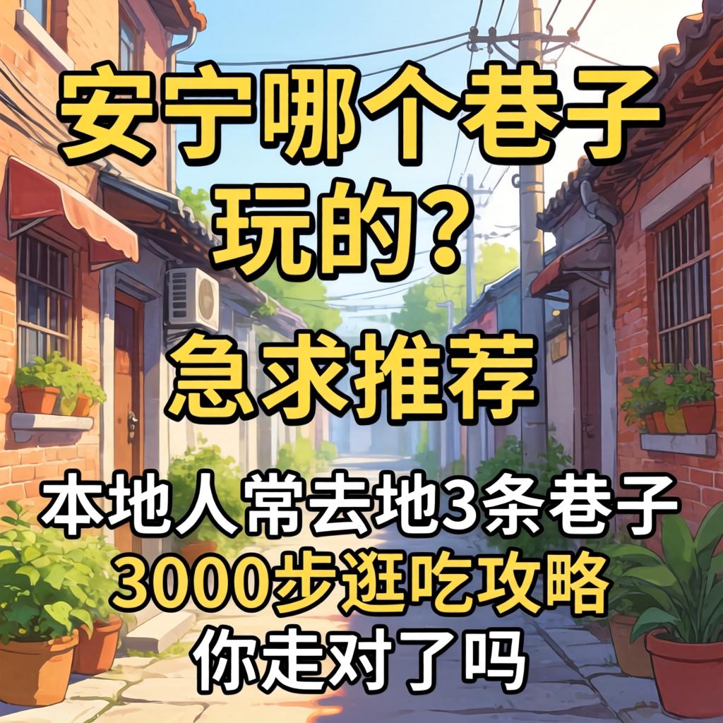 安定哪个巷子有玩的？？？？急求推荐！外地人常去的3条巷子，，，3000步逛吃攻略，，，你走对了吗？？？？