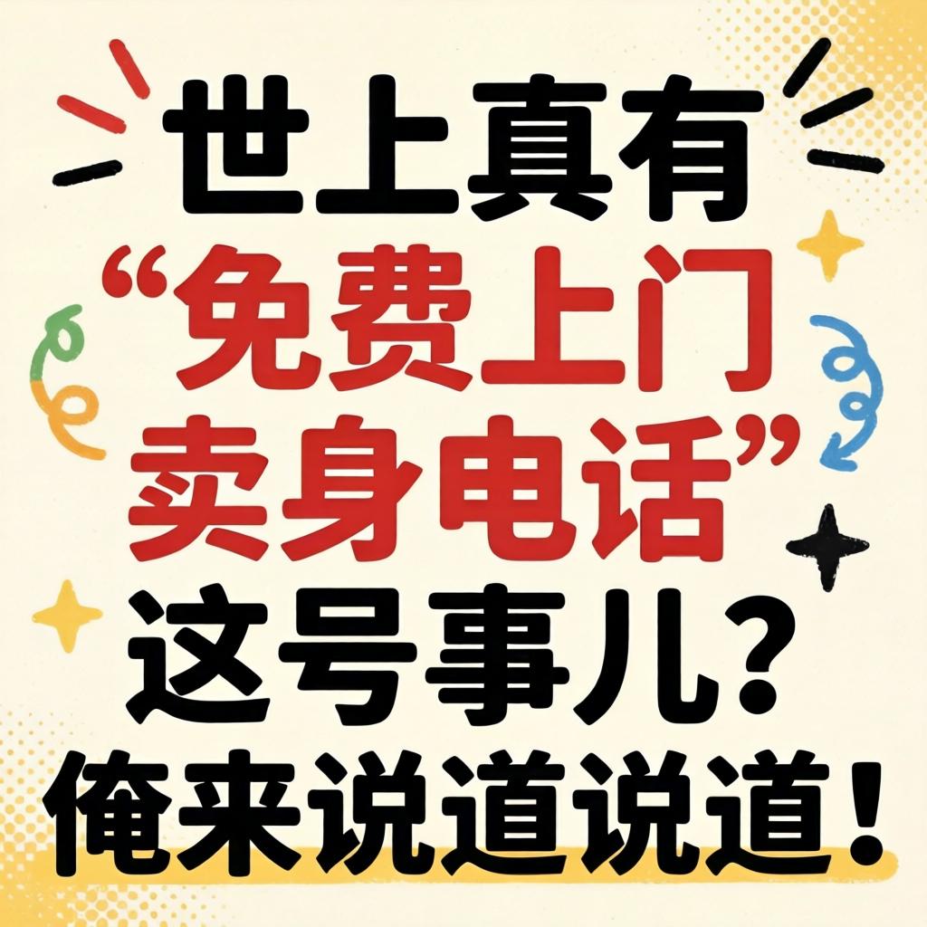 这世上真有“免费上门卖身电话”这号事儿？俺来说道说道！