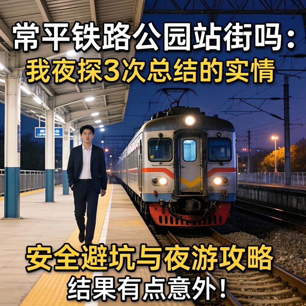 常平铁路公园有站街的吗,我夜探3次总结的实情、安全避坑与夜游攻略，结果有点意外！