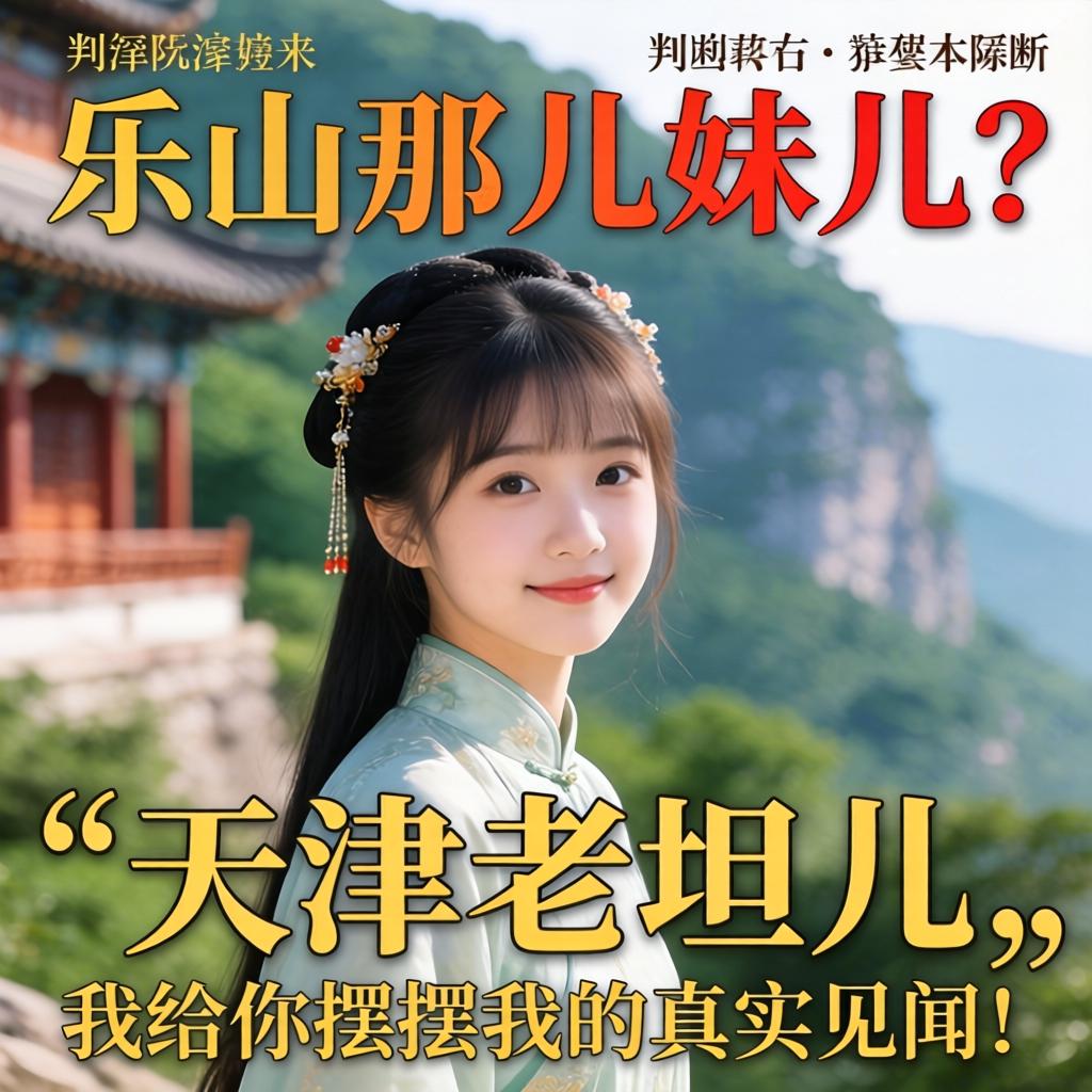 乐山那儿有妹儿？作为一个天津老坦儿，我给你摆摆我的真实见闻