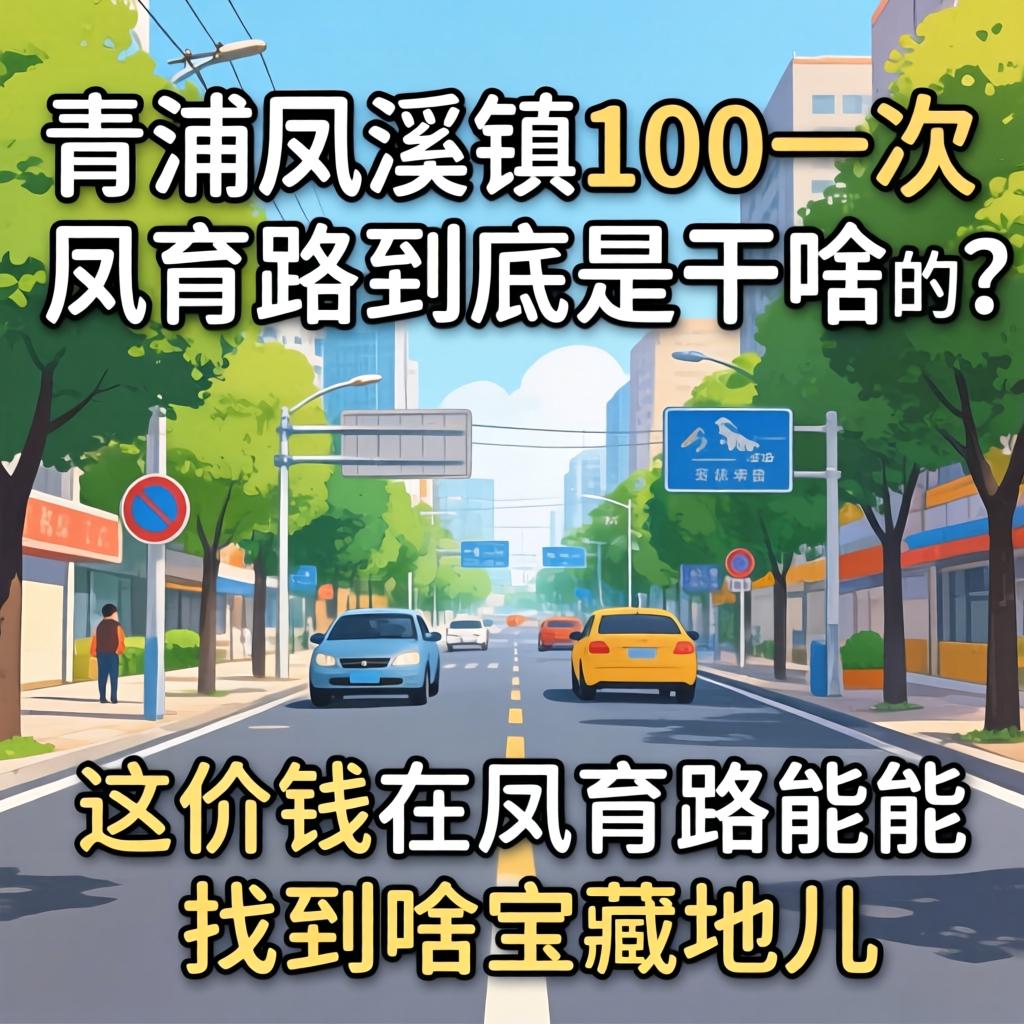 青浦凤溪镇100一次凤育路到底是干啥的？这价钱在凤育路能找到啥宝藏地儿？