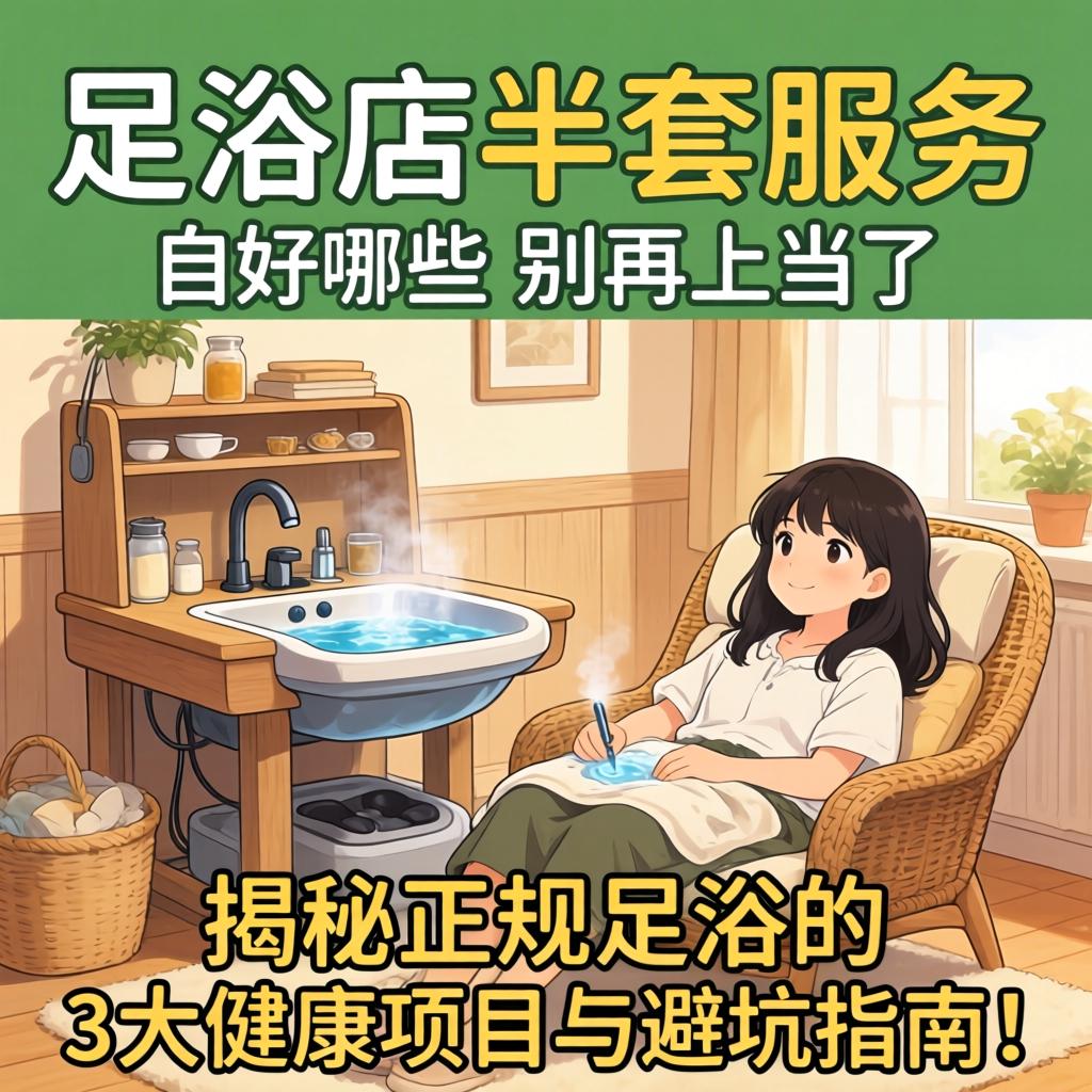 足浴店半套效劳包括哪些？？？？？别再受骗了，，，，，揭秘正规足浴的3大康健项目与避坑指南！