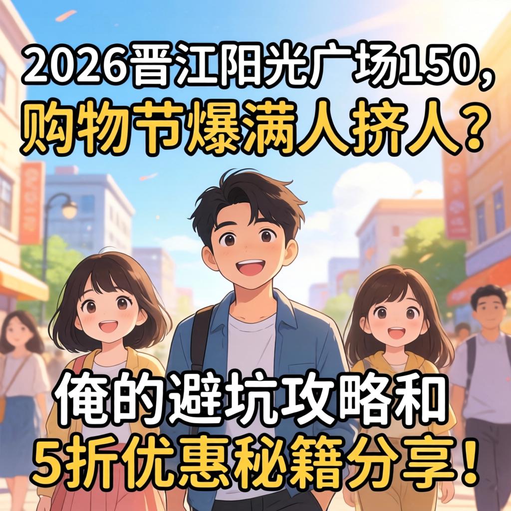 2026晋江阳光广场150, 购物节爆满人挤人？俺的避坑攻略和5折优惠秘籍分享！