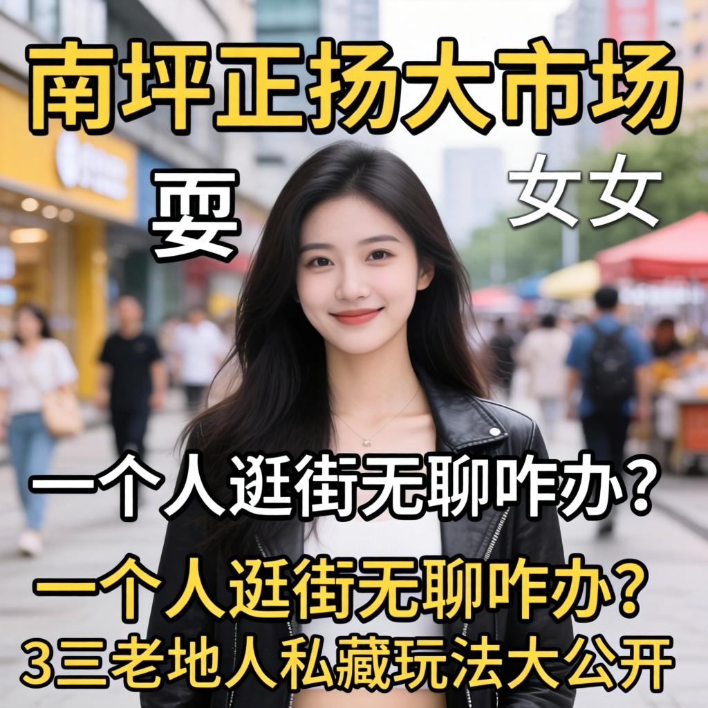 南坪正扬大市场耍女,一个人逛街无聊咋办?3个老地人私藏玩法大公开