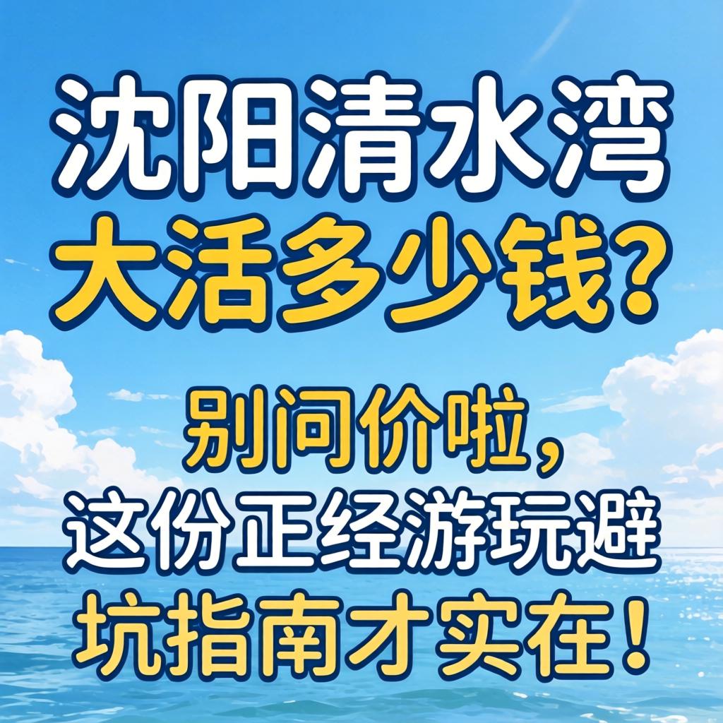 沈阳清水湾大活多少钱？别问价啦，这份正经游玩避坑指南才实在！
