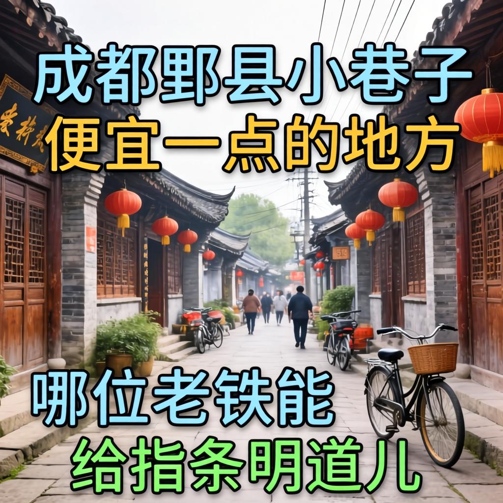 成都郫县幼小路便宜一点的处所，哪位老铁能给指条明路儿？