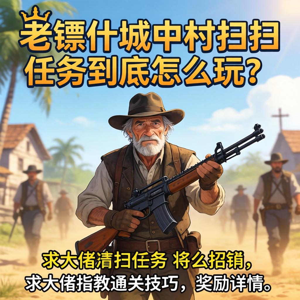老镖客城中村扫扫任务到底怎么玩？求大佬指教通关技巧和奖励详情！