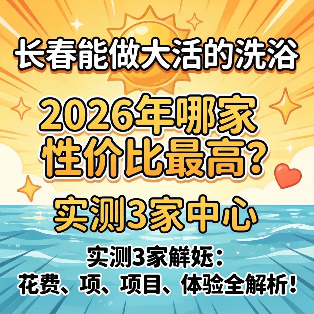 长春能做大活的洗。。，2026年哪家性价比最高？？？实测3家中心，，破费、项目、体验全剖析！