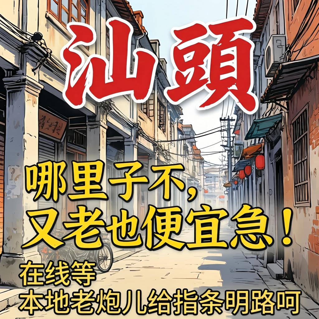 汕头的小巷子哪里又老又便宜?急!在线等本地老炮儿给指条明路呗!