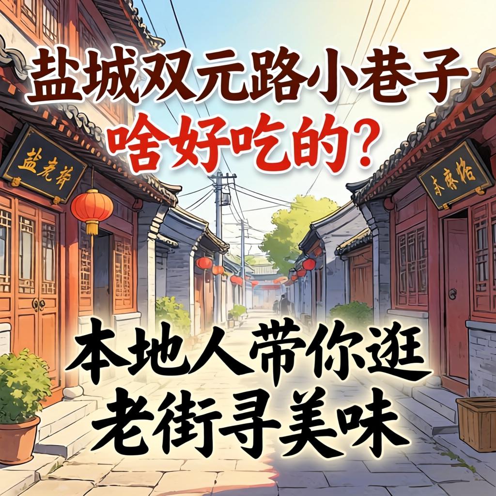 盐城双元路小巷子有啥好吃的？？外地人带你逛老街寻鲜味