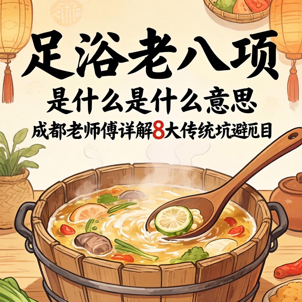 足浴老八项是什么意思_成都教员傅详解8大传统项目与避坑指南