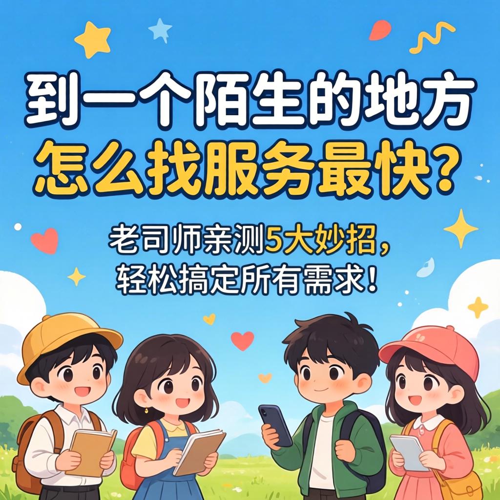 到一个生疏的地方怎么找效劳最快？？？？？老司机亲测5大妙招，，轻松搞定所有需求！