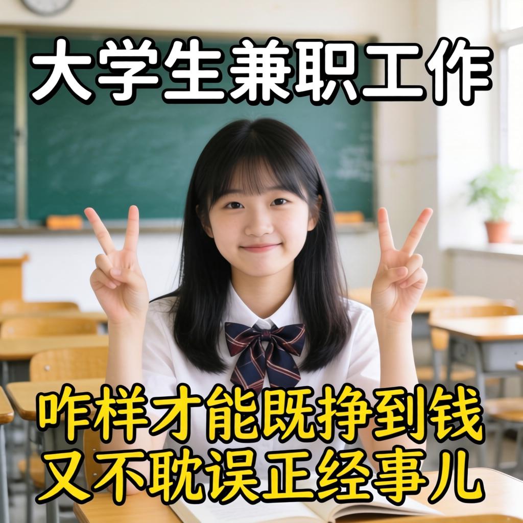 女大学生的兼职工作,咋样才能既挣到钱又不耽误正经事儿?