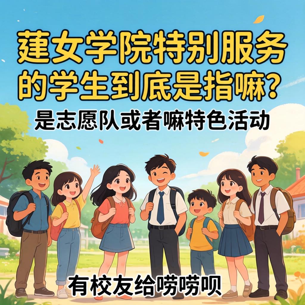 德州学院特别服务的学生到底是指嘛？是志愿队还是嘛特色活动？有校友给唠唠呗？