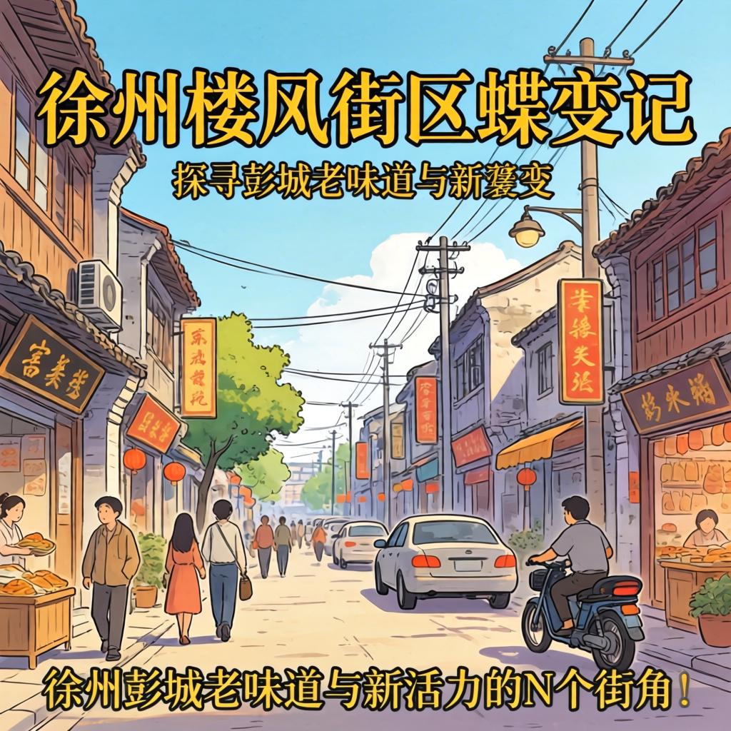 徐州楼风街区蝶变记|探寻彭城老味道与新活力的N个街角