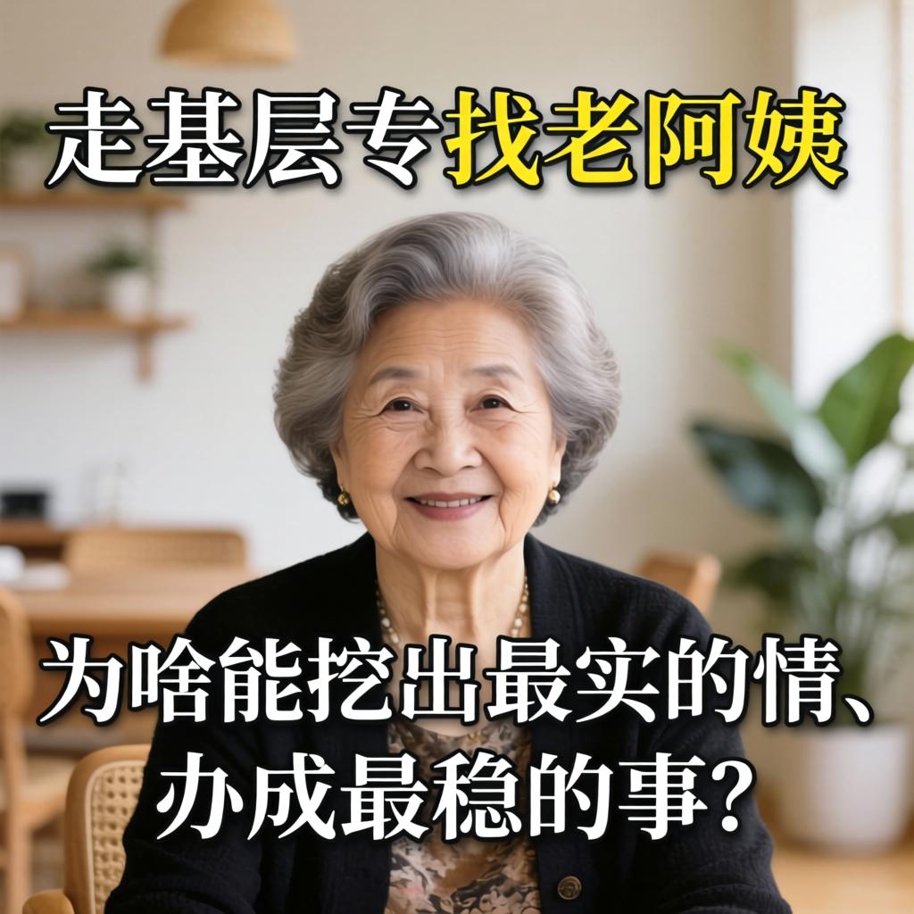走基层专找老阿姨，为啥能挖出最实的情、办成最稳的事？