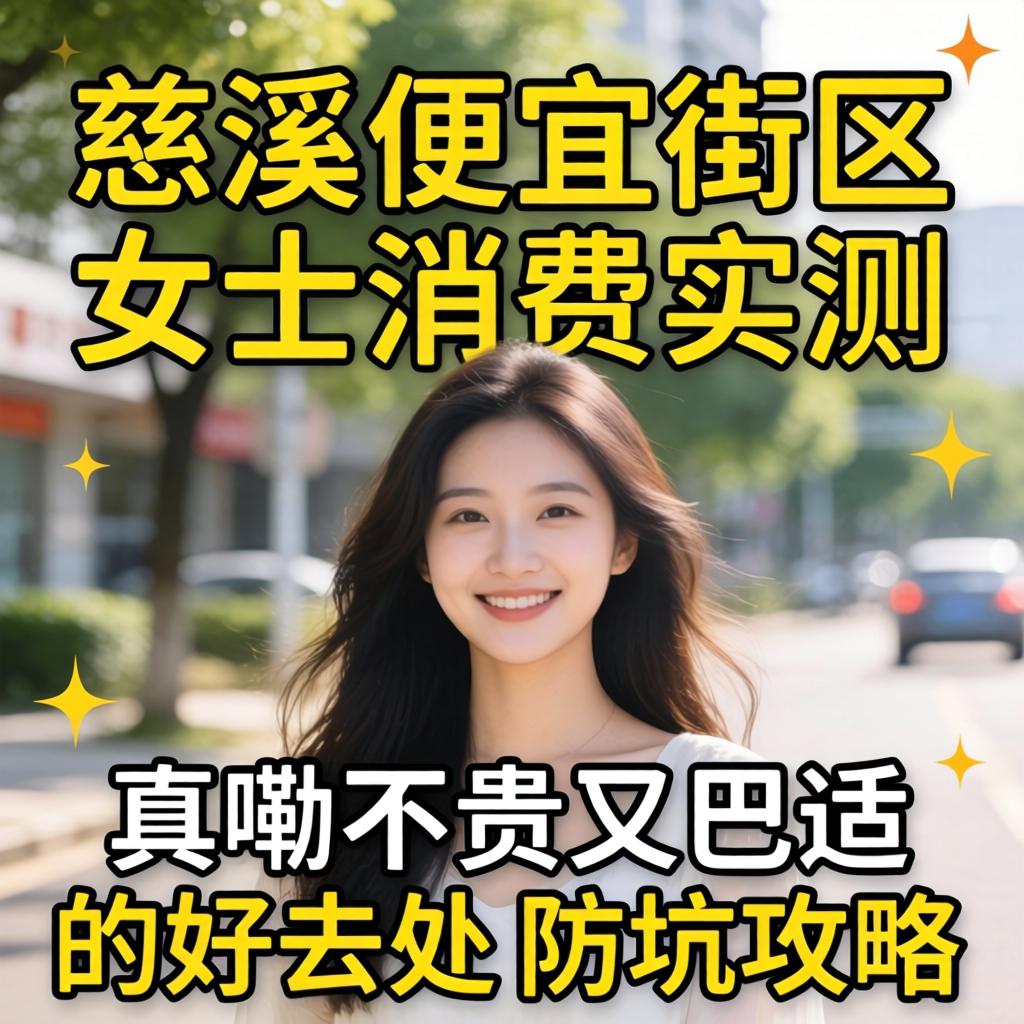 慈溪便宜街区女士消费实测 | 真嘞不贵又巴适的好去处防坑攻略