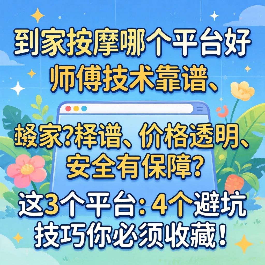 到家按摩哪个平台好，师傅技术靠谱、价格透明、安全有保障？这3个平台和4个避坑技巧你必须收藏！