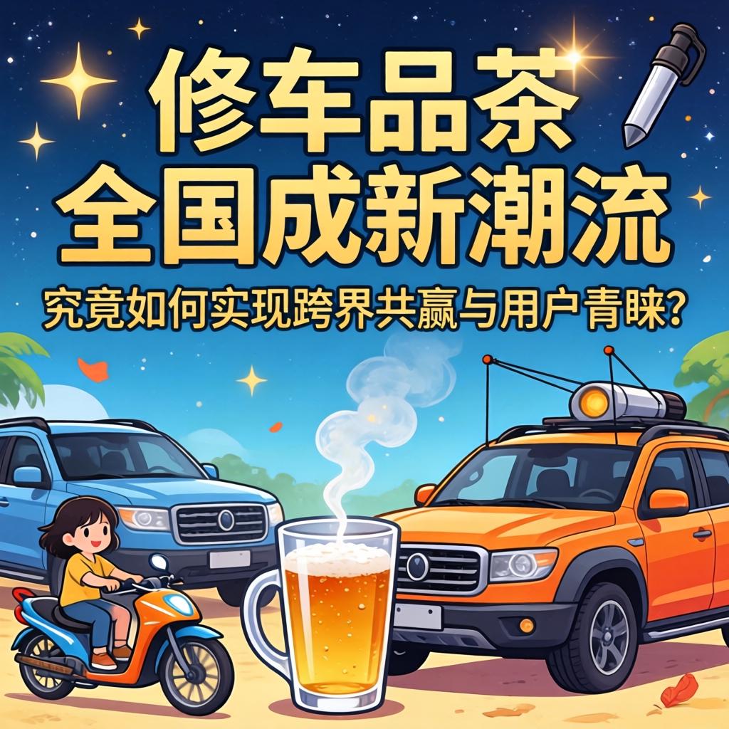 建车品茶全国成新潮水，到底若何实现跨界共赢与用户青睐？