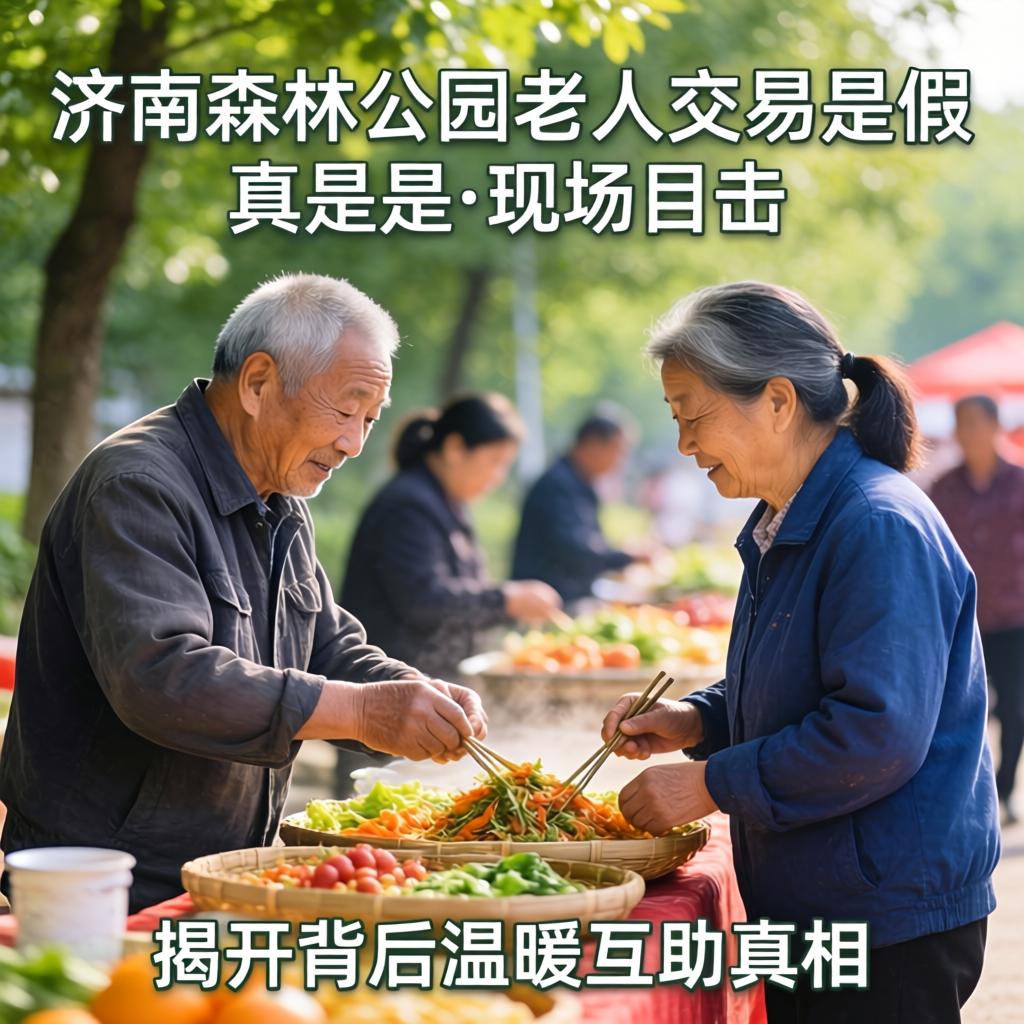 济南森林公园老人交易是真是假_现场目击，揭开背后温暖互助真相