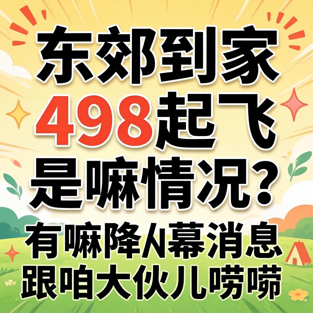 东郊到家498起飞是嘛情况?有嘛内幕消息跟咱大伙儿唠唠?