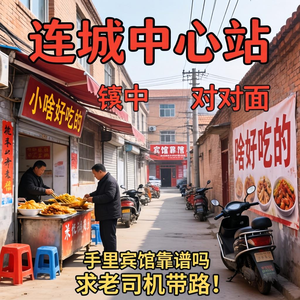 运城中心站对面小巷有啥好吃的？巷子里的宾馆靠谱吗？求老司机带路！