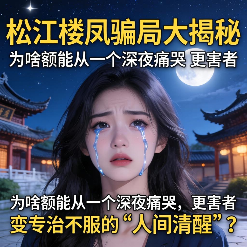 松江楼凤骗局大揭秘，为啥额能从一个深夜痛哭的受害者，变成专治不服的“人间清醒”？