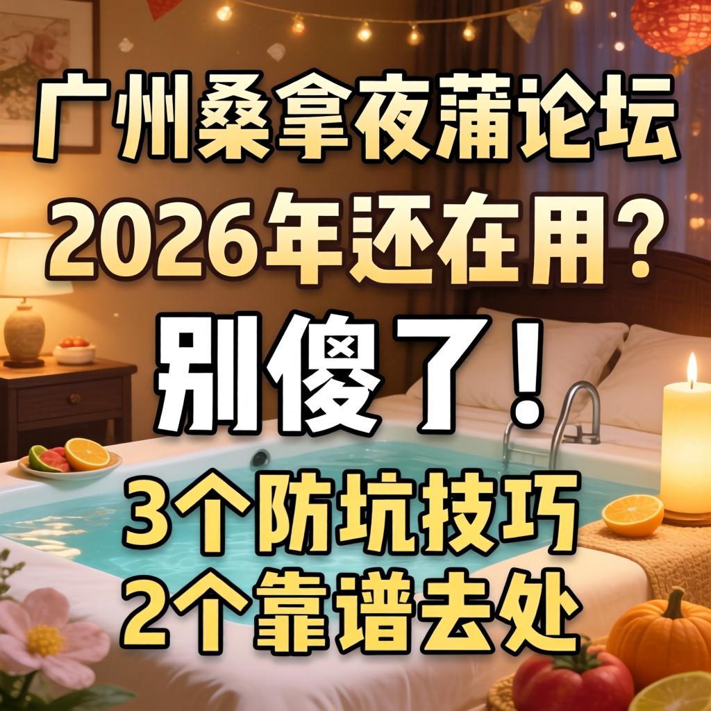 广州桑拿夜蒲论坛，2026年还在用？别傻了！3个防坑技巧和2个靠谱去处分享