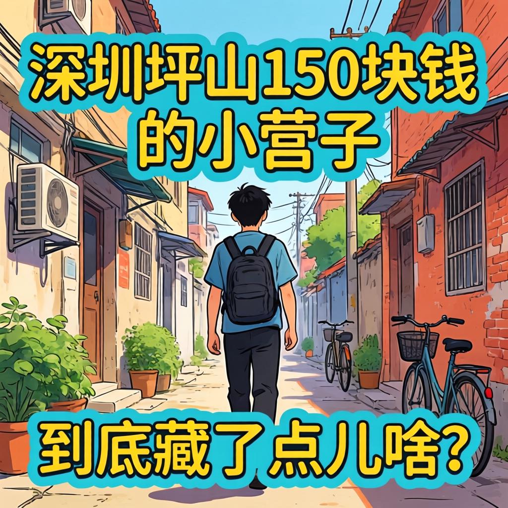 深圳坪山150块钱的小巷子,到底藏了点儿啥?