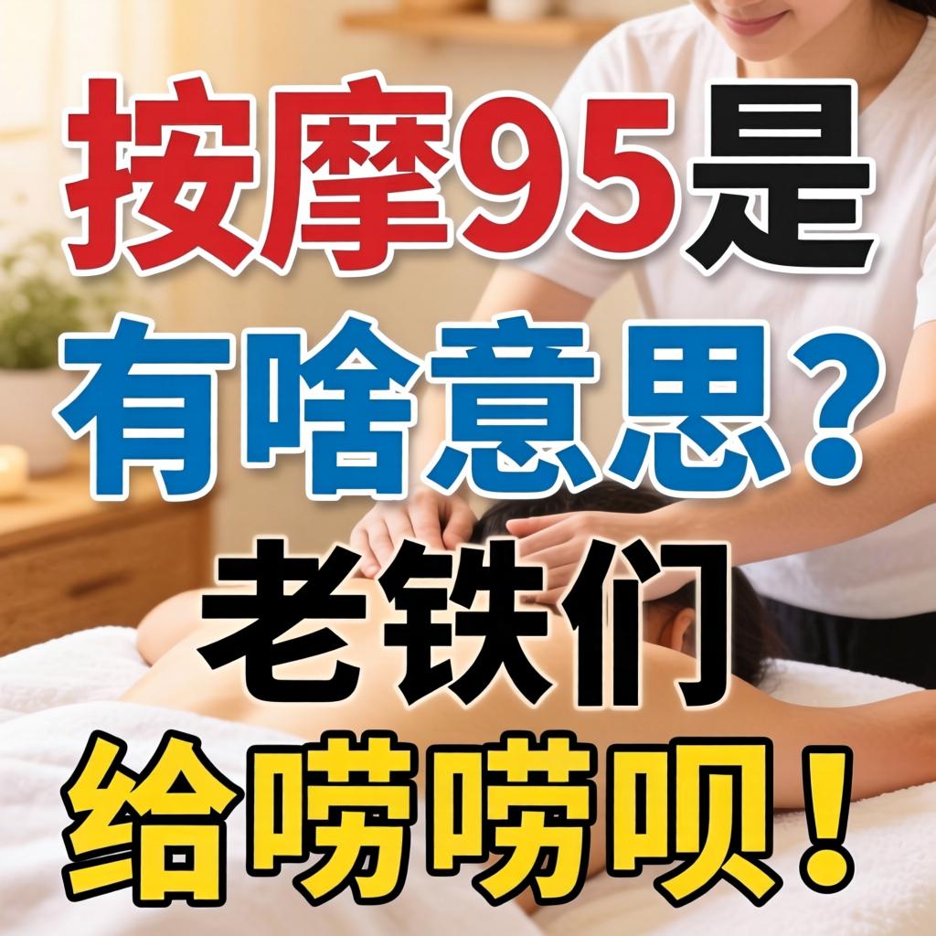 推拿95是啥意思？是隐语吗？老铁们给唠唠呗！