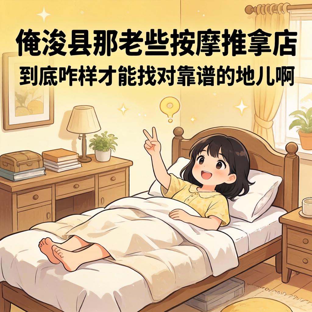 俺浚县那老些按摩推拿店，到底咋样才能找对靠谱的地儿啊？