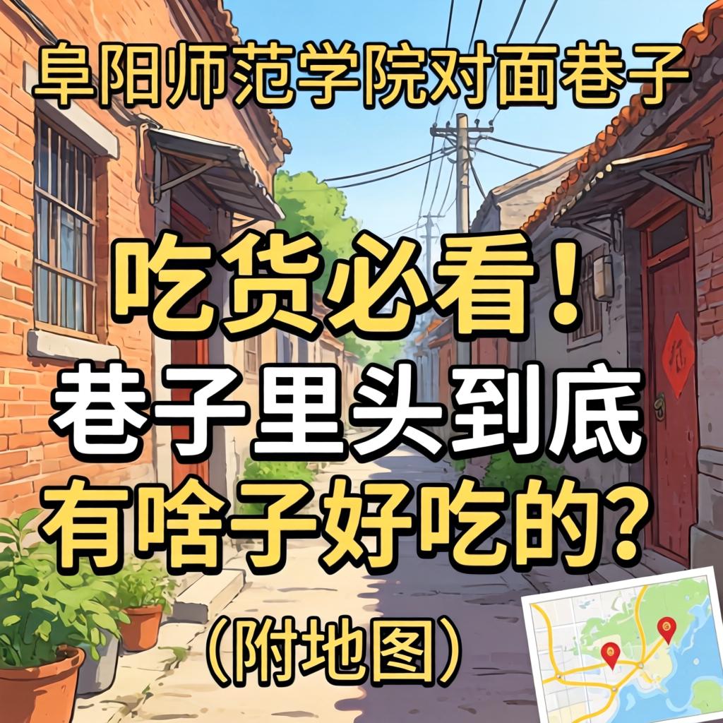 阜阳师范学院对面巷子｜吃货必看！巷子里头到底有啥子好吃的？(附地图)