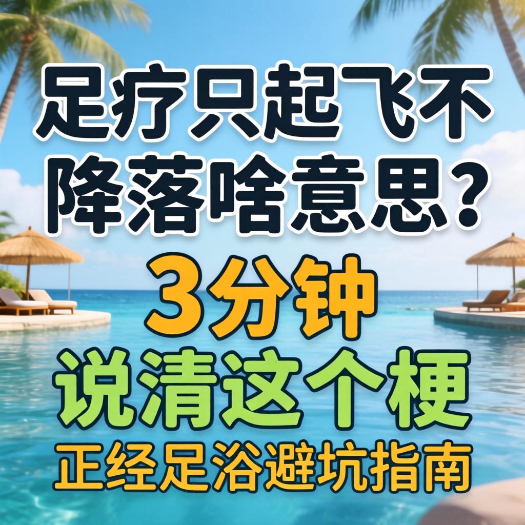 足疗只腾飞不下降啥意思？？？？3分钟说清这个梗，，，附正经足浴避坑指南