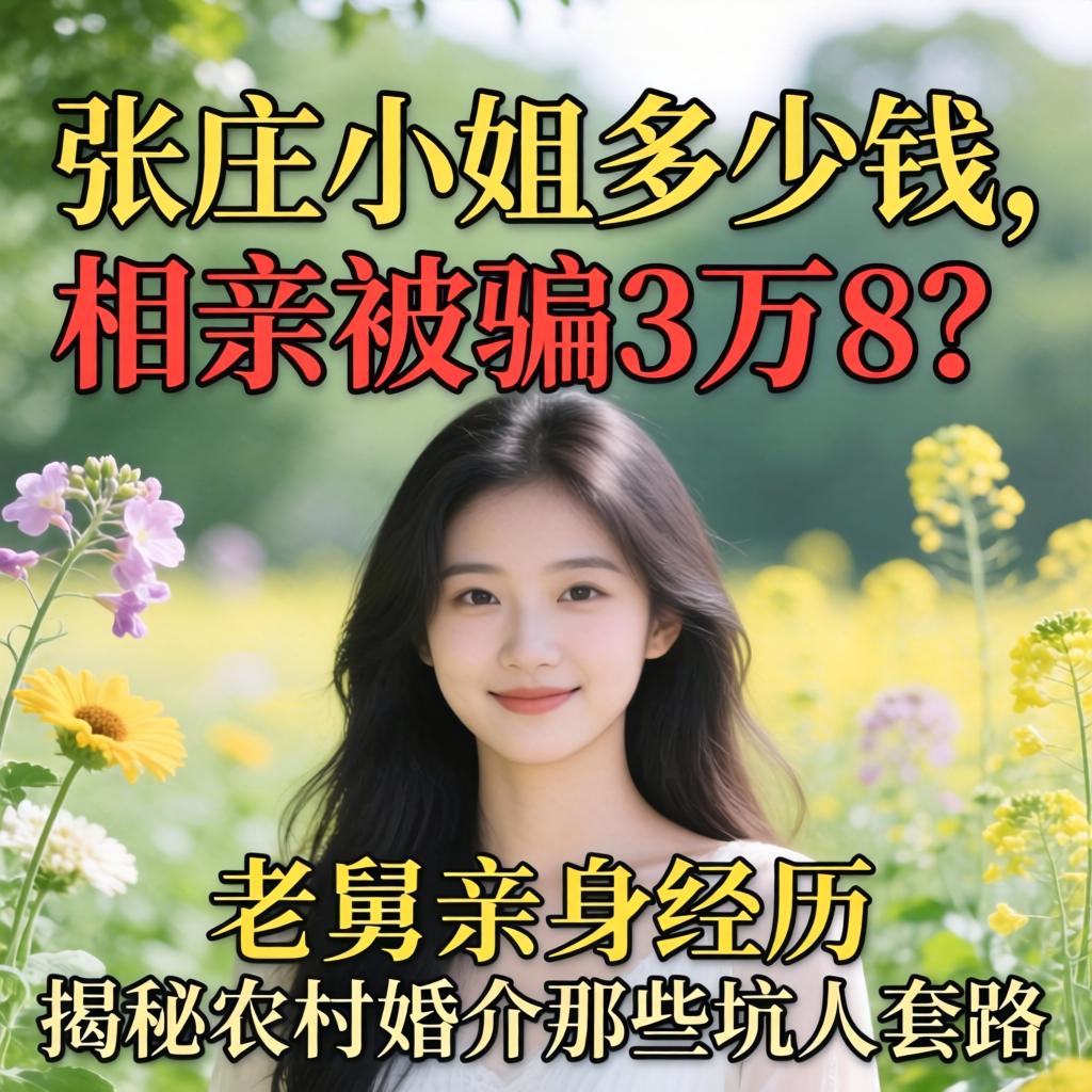 张庄小姐多少钱，相亲被骗3万8？老舅亲身经历，揭秘农村婚介那些坑人套路