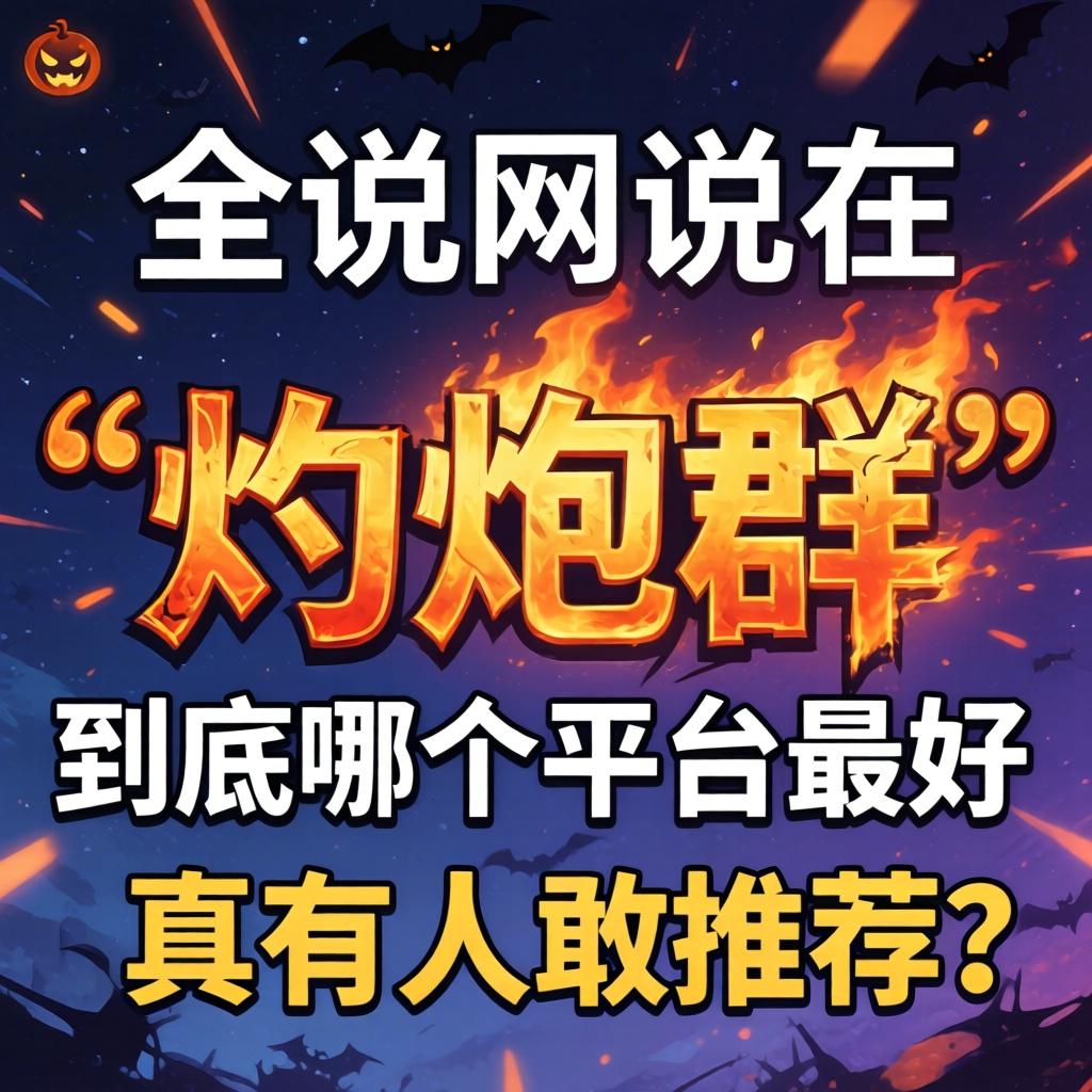 网上说的“灼炮群”到底哪个平台最好？真有人敢推荐吗？