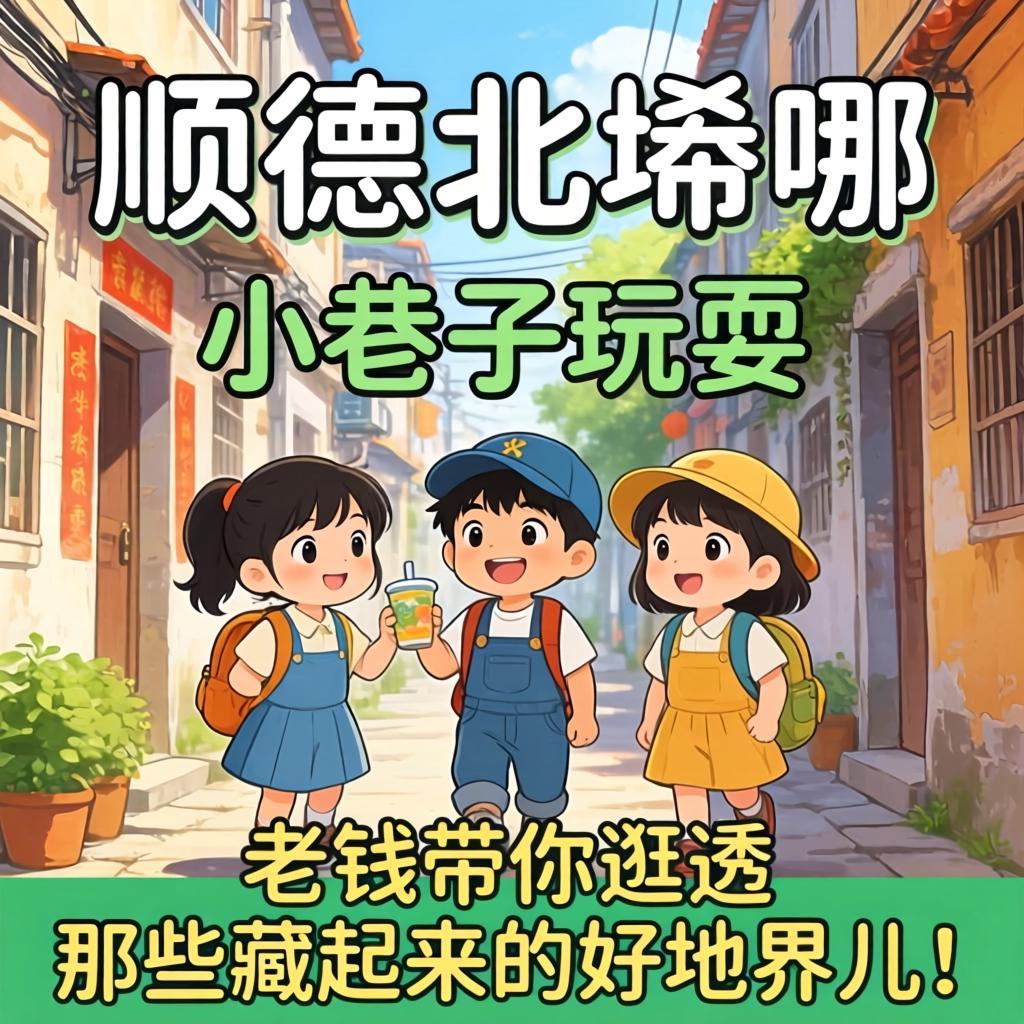 顺德北滘哪有幼小路游玩？老铁带你游透那些藏起来的好地界儿！